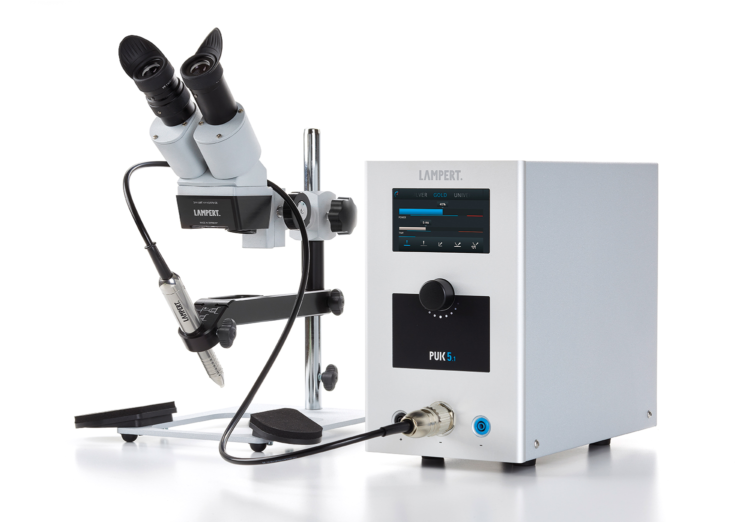 Punktschweißgerät PUK 5.1 mit Schweißmikroskop SM5