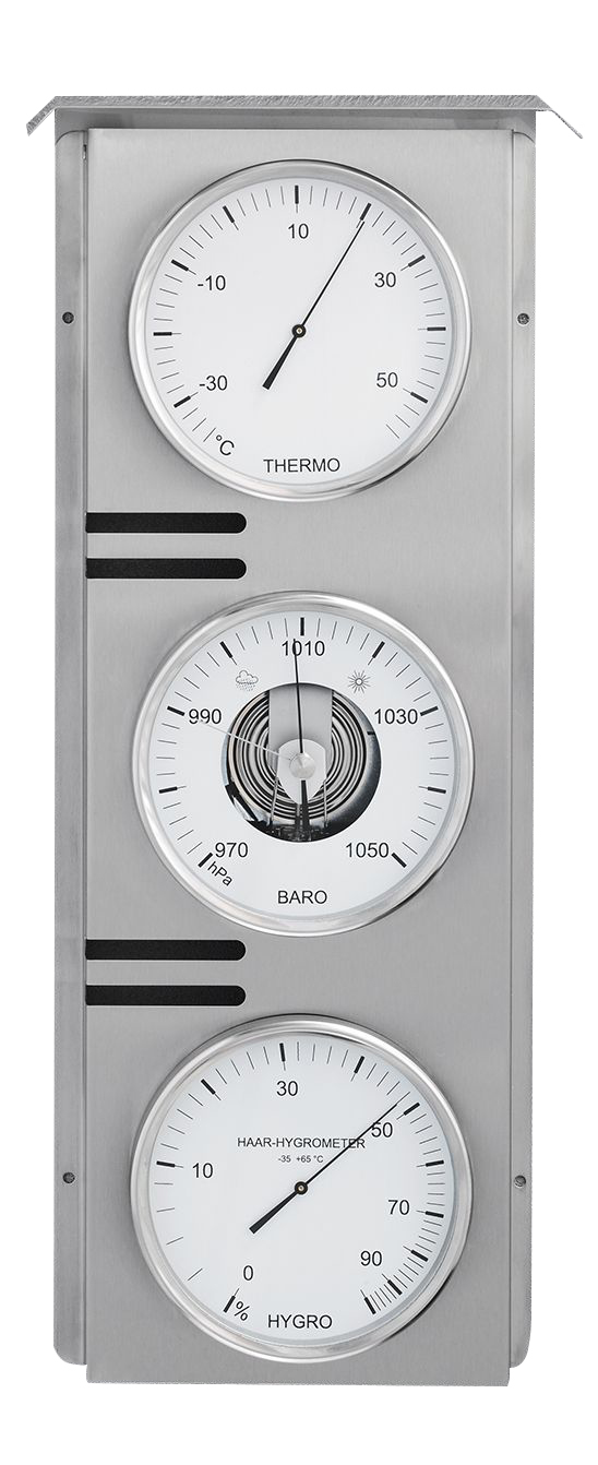 Weerstation voor buiten roestvrij staal, Made in Germany