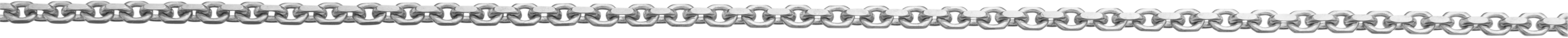 Anchor chain diamond plated silver 925/- 1.60mm, wire thickness 0.50mm