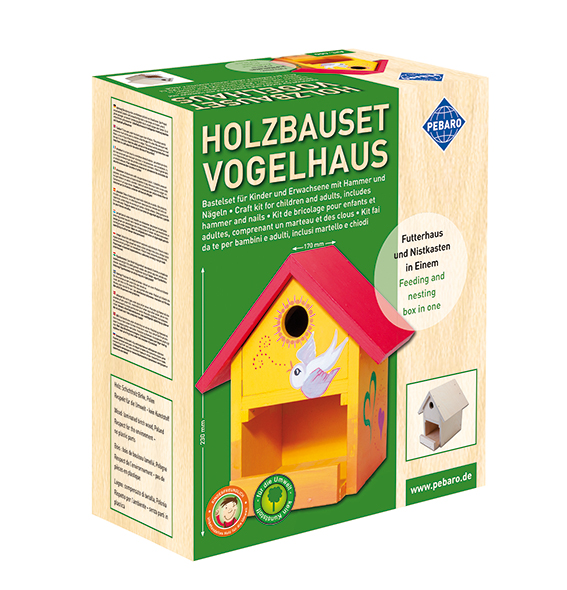 Wooden construction kit Birdhouse