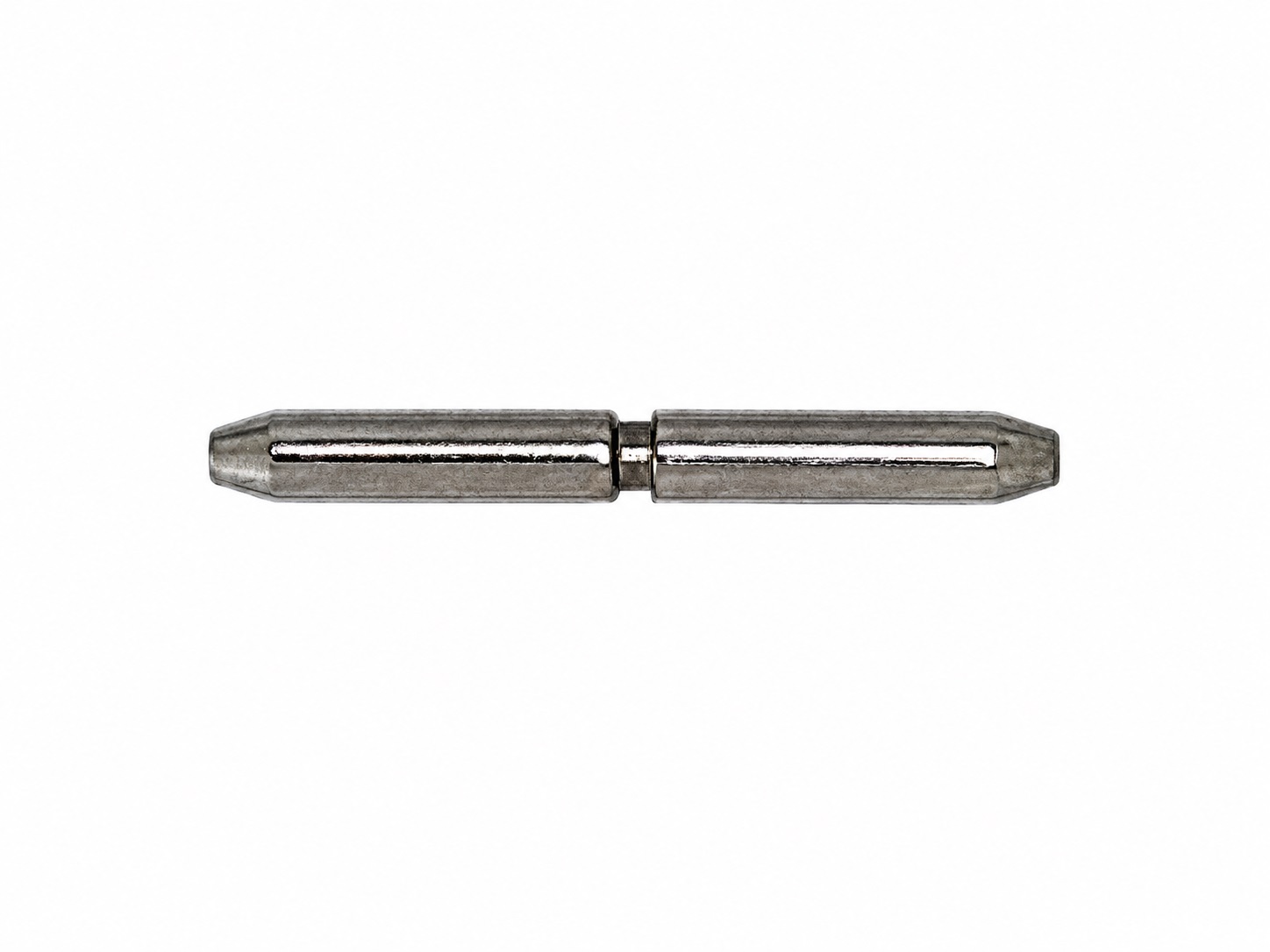 Bajonettverschluss Edelstahl Ø 1,6 mm, Innen-Ø 0,7 mm, Länge 15,0 mm, angespitzt