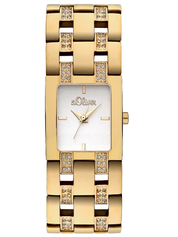 s.Oliver Edelstahl IP gold SO-2195-MQ