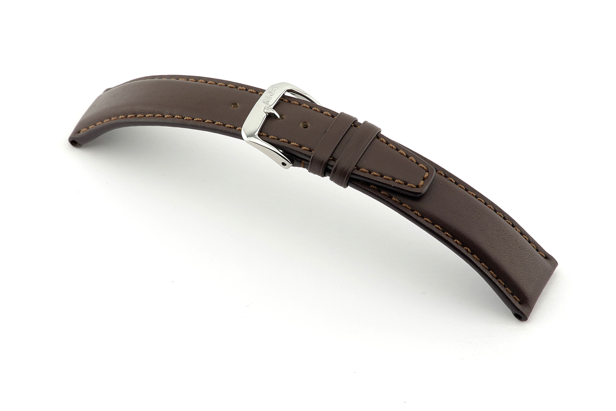 Leather strap Idaho 22 mm mocha