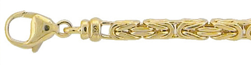 armband goud 585/gg, koningsketting 21,00cm