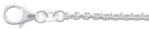 _ chain silver 925/rh, Venezia round 90 cm