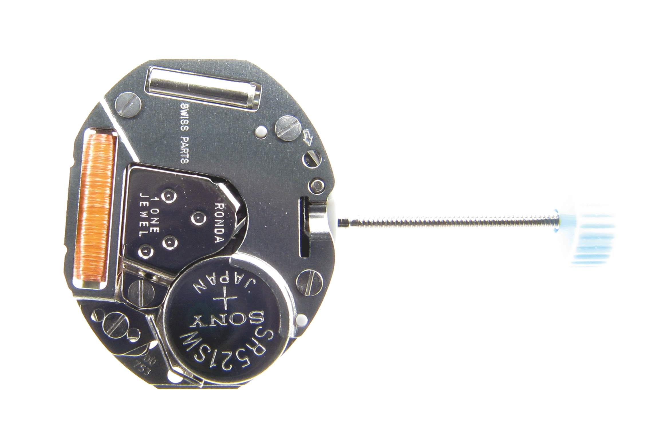 Watch movement quartz Ronda 753, hour H 0.95 SC