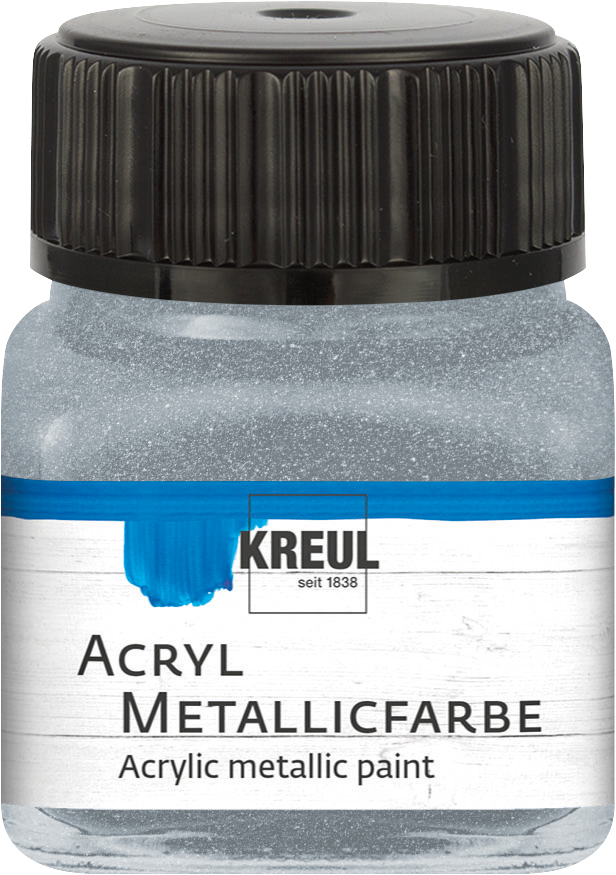 _ Clock hand paints silver metallic 20ml