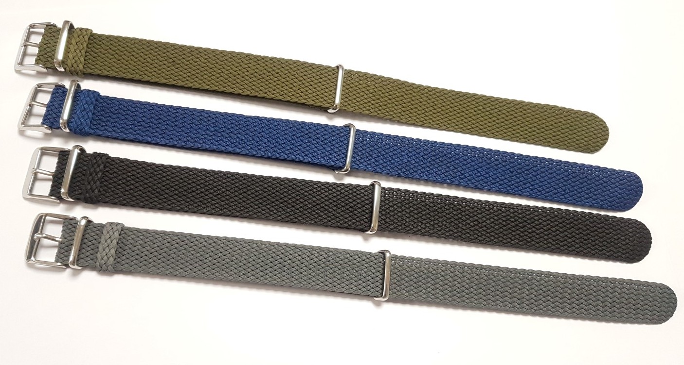 Nato Perlonband schwarz 22mm