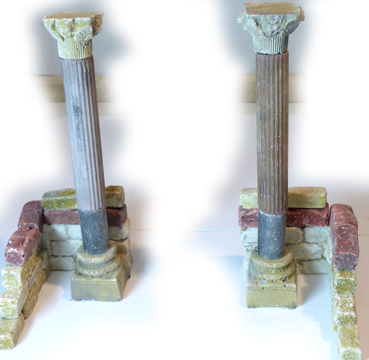 Krippen-Bausatz Genezareth Säulen
