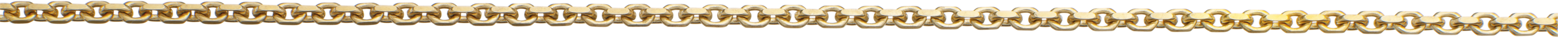 _ Anchor chain diamond plated gold 333/- 1.60mm, wire thickness 0.50mm