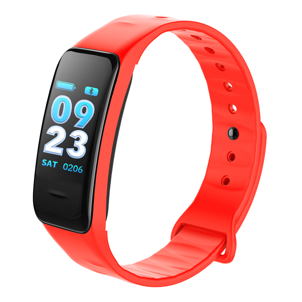 Fitness Tracker, red, with color display