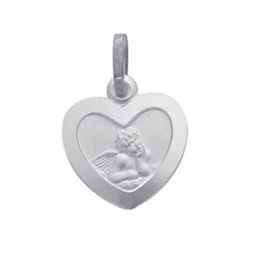 medaille 925/rh Amor, hart