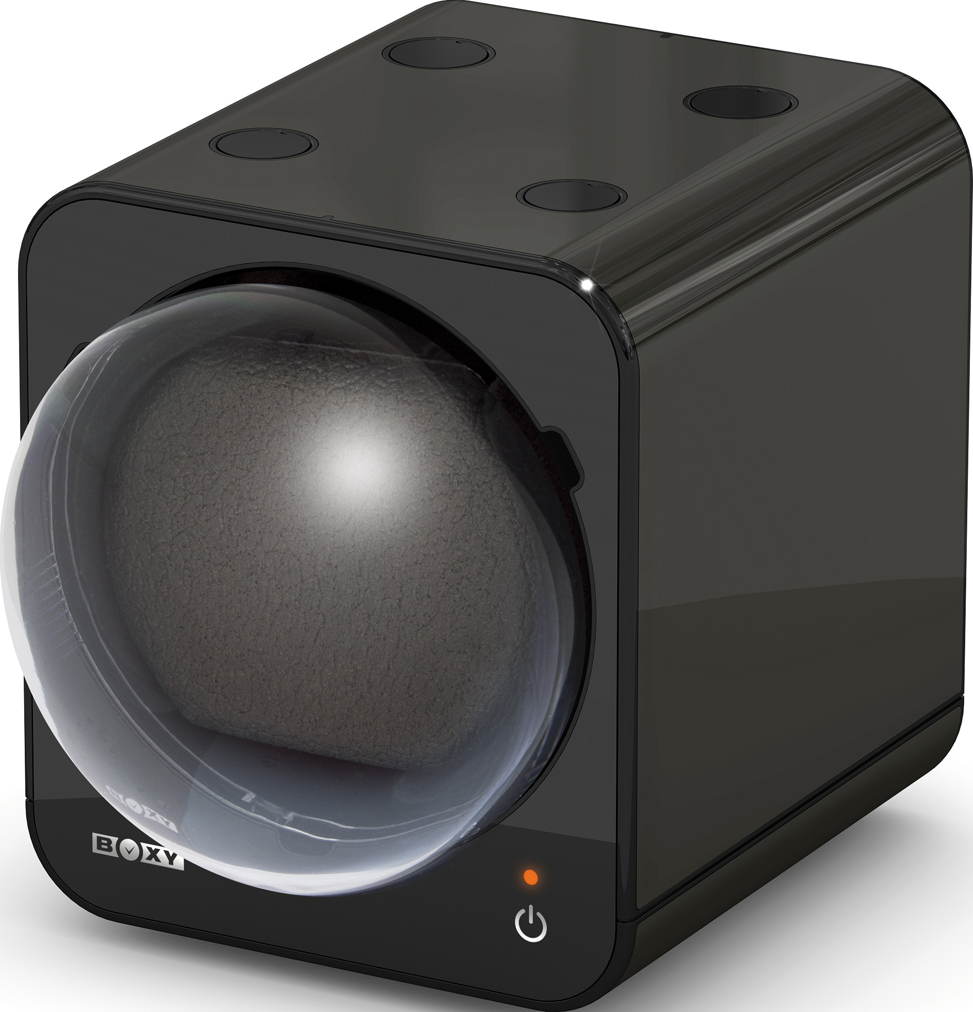 Watch winder Fancy Brick, black