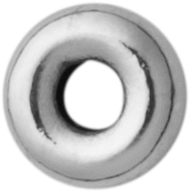 holle ring zilver 925/- gepolijst, rond Ø 2,50mm hoogte 1,20mm