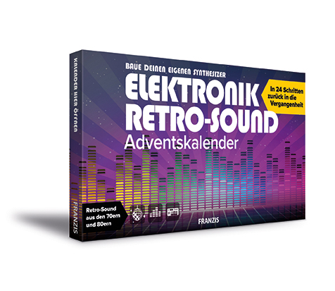 Adventskalender elektronische retro sound