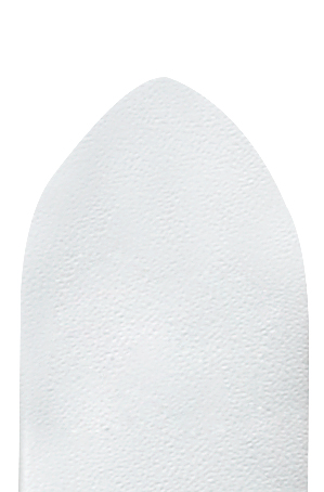 Pasek skórzany Nappa wodoodporny 8mm biały