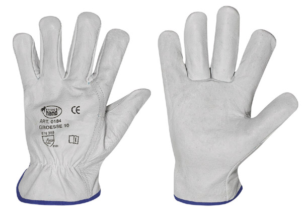 Nappaleder-Handschuhe Strong Hand SILVERSTONE, Größe 8