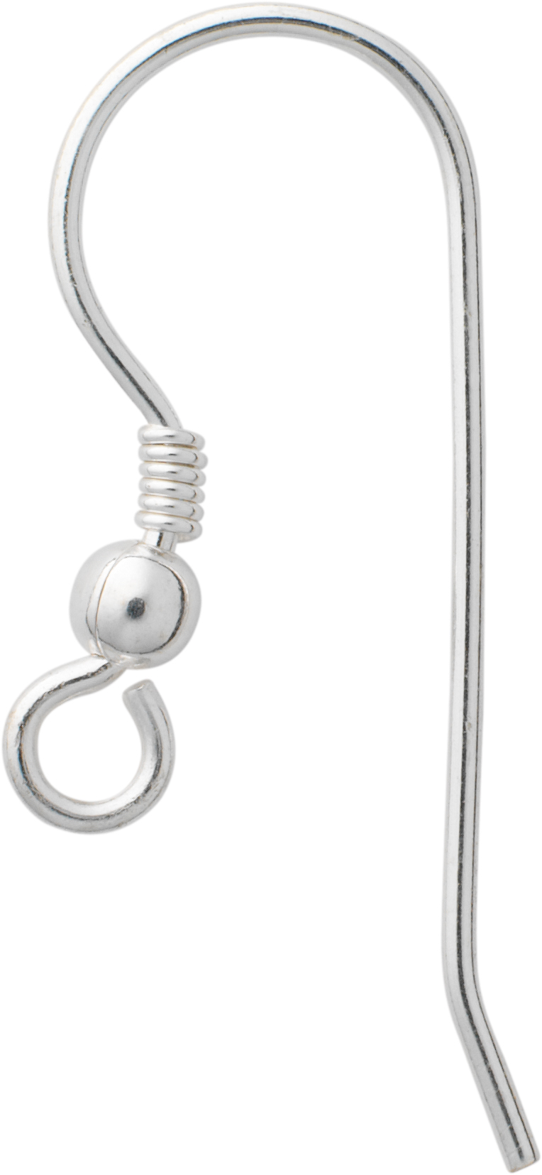 Kidney wire silver 925/- with ball Ø 3.0mm