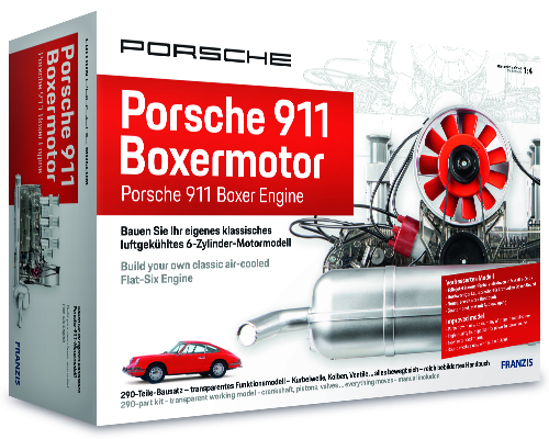 Bausatz Klassisches Porsche-911-Motormodell im Maßstab 1:4