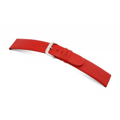 Lederband Merano 22mm rood glad XL