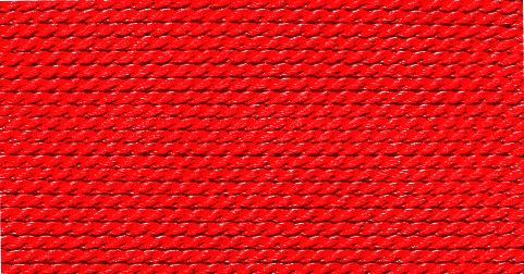 Perlseide Polyamid rot Nr-6-0,70mm - 2m / 1 Nadel