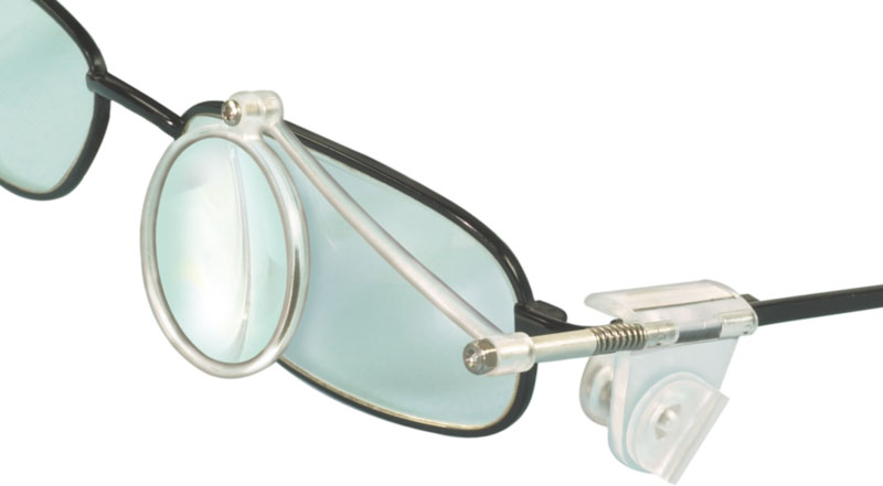 Glasses magnifier with double magnifiers 3x - 5x - 8x