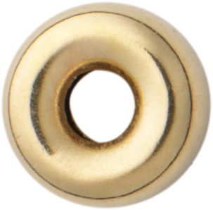 Roundel gold 333/-Gg polished, round Ø 4.00mm height 2.00mm