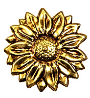 Sierdeel Bloem messing