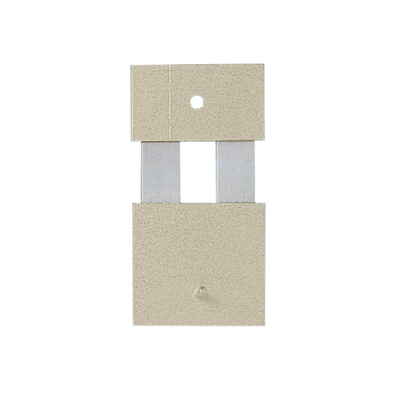 Pendelfeder mit Metall-Beschlag Stift-/Loch-Abstand: 20,5 mm - L: 28 mm - B: 14,5 mm <br/>Wymiary zewn. dł.: 28.0