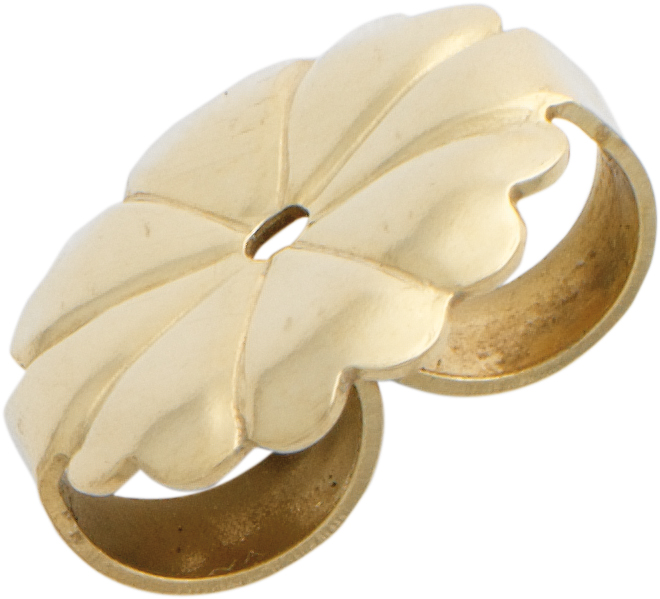 _ Ohrmutter Gold 585/-Gg gestanzt Ø 10,00mm