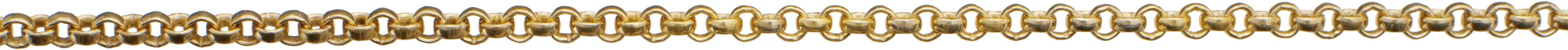 Łańcuszek rolo złoto 585/-żółte złoto Ø 2,50mm, zwarte oczka
