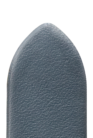 Leather band nappa waterproof 12mm, dark grey