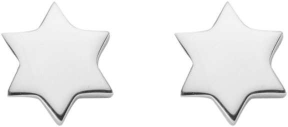 Ear studs 3 pairs 925/rh star