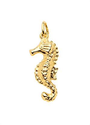 Pendant gold 333/GG seahorse