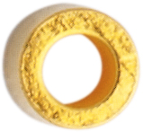 Quetschröhrchen/ Sicherheitsplombe Metall/gelb Ø 2,00mm