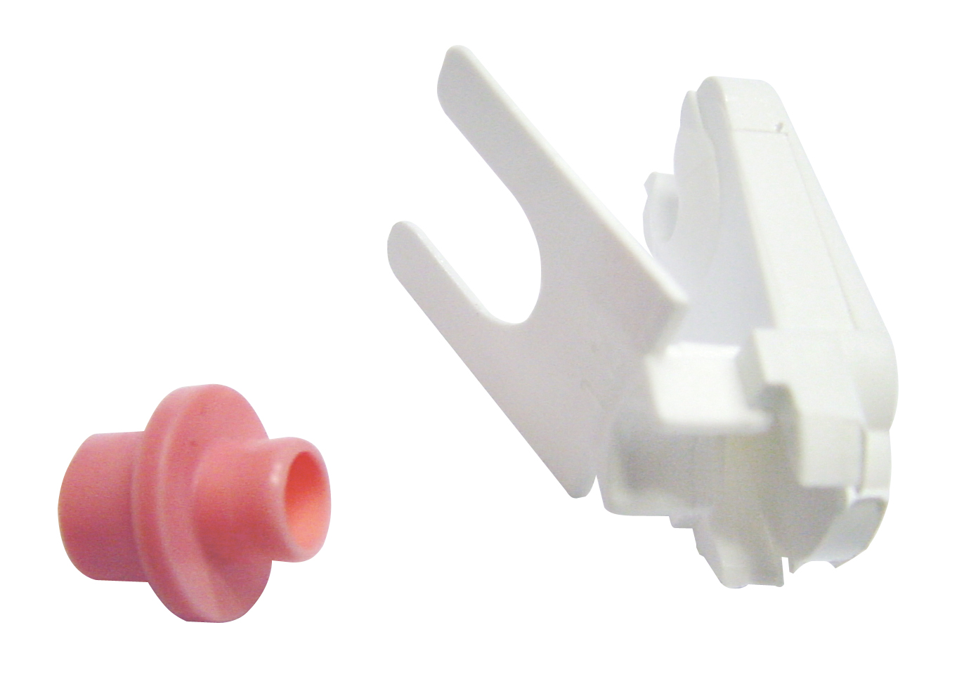 Schutzadapter aus Kunststoff rosa Mini-Größe
