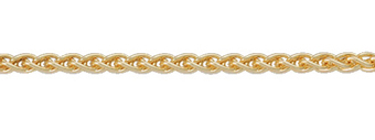 _ Collier chain gold 333/GG, braid 50cm