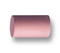 Silikonpolierer Tonne, rosa (extra fein), unmontiert