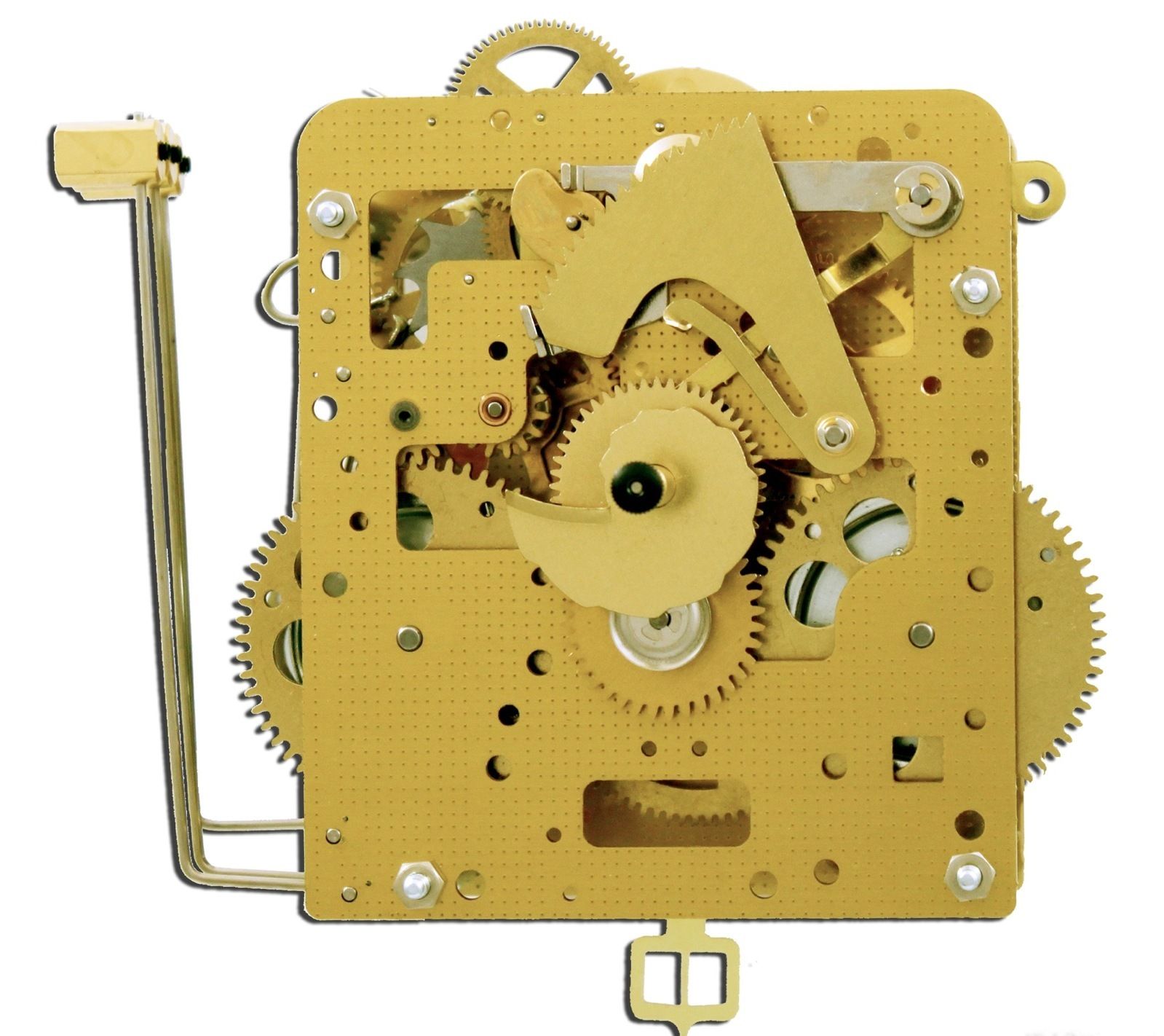 Ketting uurwerk Hermle 261-030, 7-daags, slingerlengte 45cm, slag op gong