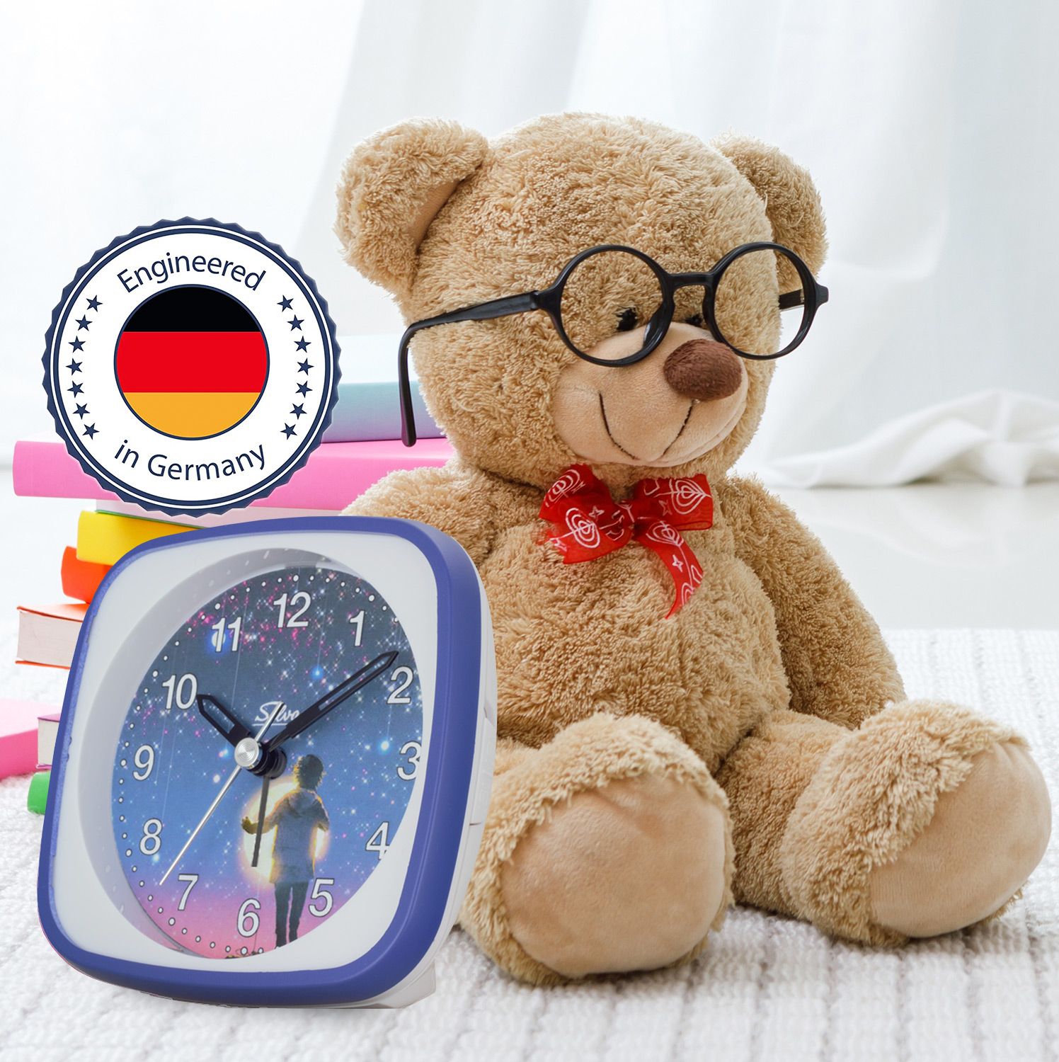 SELVA Exclusive children's alarm clock, silent