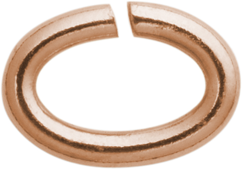 Bindering oval Edelstahl/rosé 7,00 x 5,00, Stärke 1,10mm