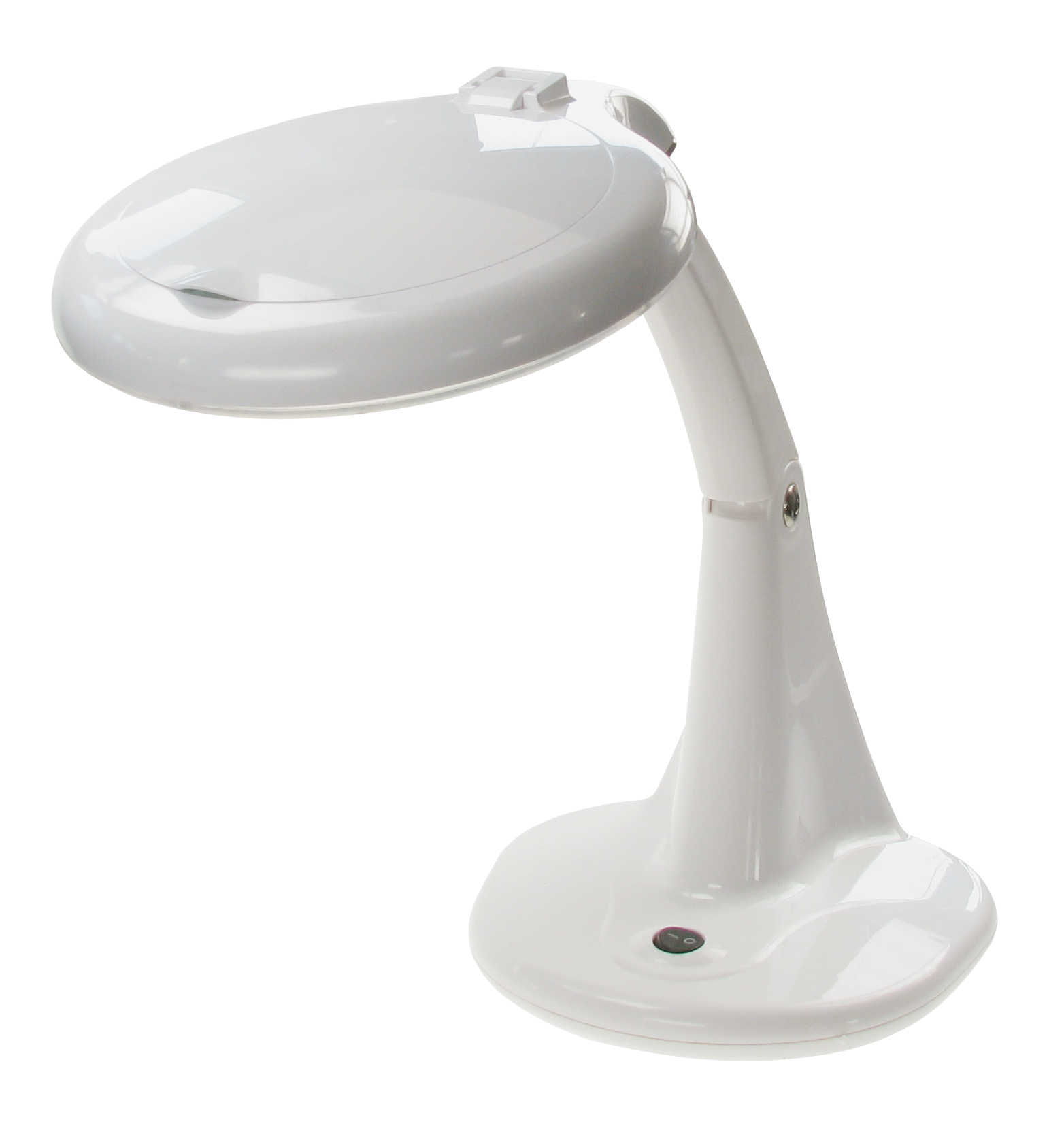 Table magnifier with light