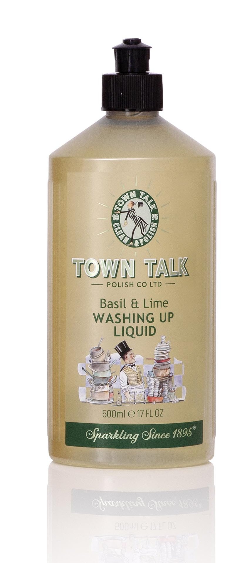 MR. TOWN TALK Superior Lime & Basil Washing Up Liquid, 500ml