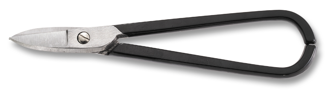 _ Fine sheet metal shears, handles closed