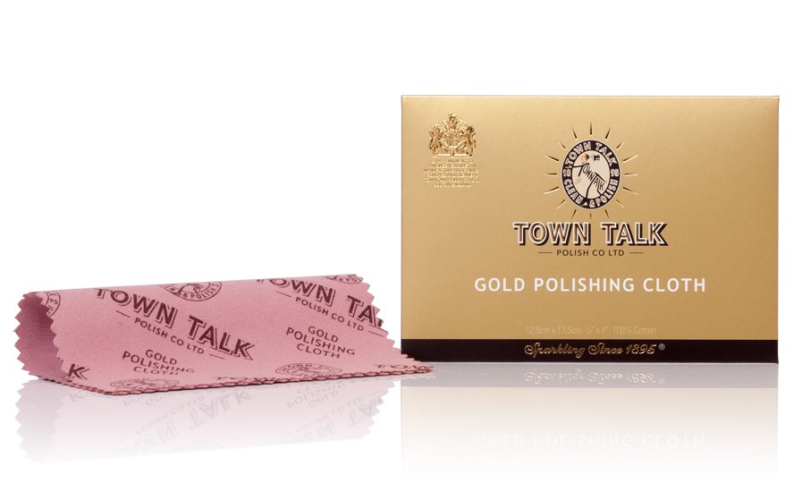 Mr Town Talk Gold Poliertuch 12,5 cm x 17,5 cm