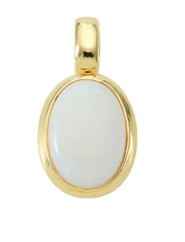 Pendant gold 585/GG, opal