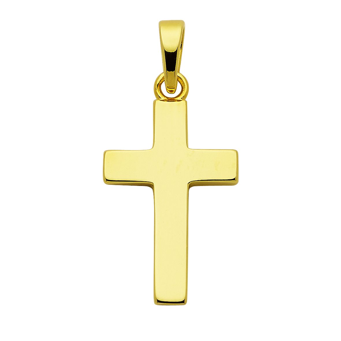 Cross 925/gold-plated polished