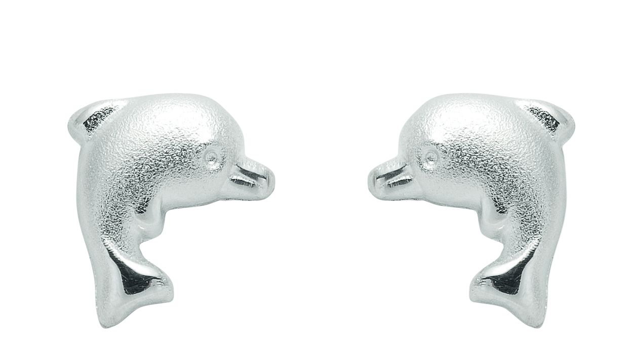 Ohrstecker 3 Paar 925/rh Delphin