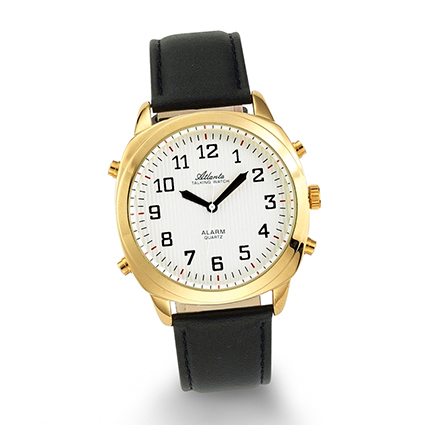 Atlanta 8908/9 gold talking watch