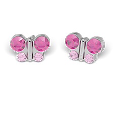 Schmetterling pink Kristall System 75